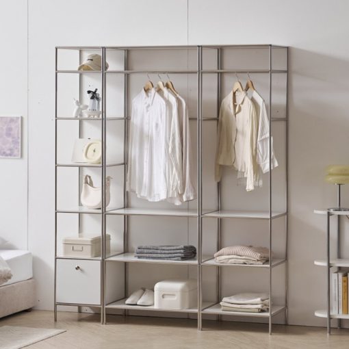 가구산책 모듈 선반 진열장 선반 행거 옷장세트 HT109